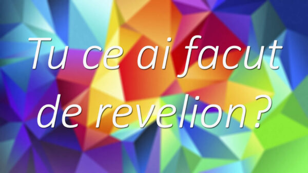 ce ai facut de revelion