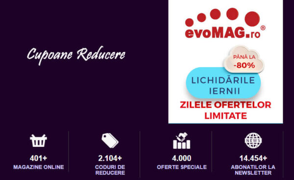 Vouchere Evomag: Cupoane de reduceri pentru electronice și electrocasnice. (P)